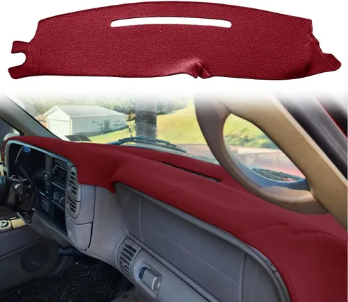 Miniatura 9 de Tapete de Cubierta del Tablero Compatible con GMC Sierra/Chevy Chevrolet Silverado 1999-2006 1500 2500 3500 HD, 2000-2006 GMC Yukon/Yukon XL/Chevy