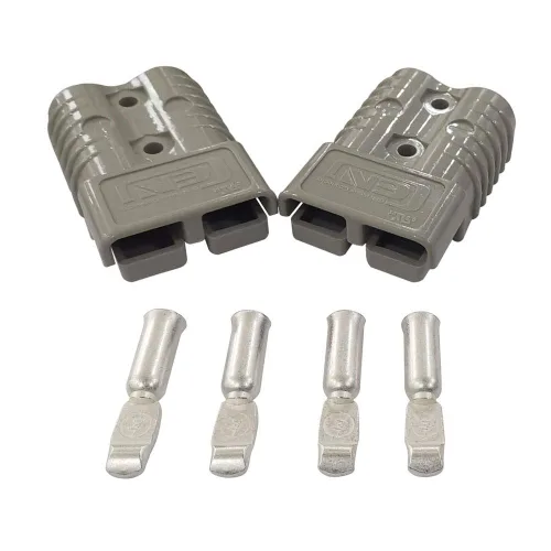 Miniatura 7 de Conector de batería de 175 amperios 600 V, conector de enchufe de batería de 175 amperios (azul, 1/0AWG)