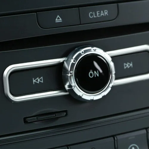 ABS Interior CD interruptor lentejuelas ajuste para Mercedes Benz CLA GLA B clase A180 W176 E GLE clase Coupé Accesorios