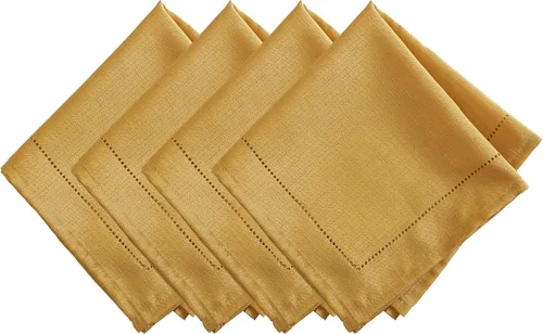 Miniatura 24 de Elrene Home Fashions Alison Mantel Individual de Tela con Diseño de Borde de Ojales Resistente a las Arrugas, Juego de 4, 13"x19", Arándano Rojo