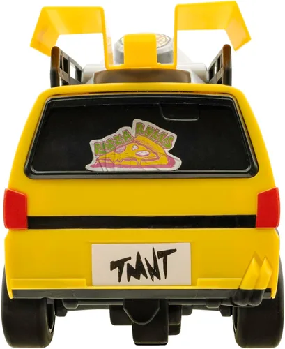 Miniatura 9 de Teenage Mutant Ninja Juguete de tortugas, vehículo RC Pizza Blaster con 6 lanzadores de pizza de espuma, juguete de control remoto TMNT para niños