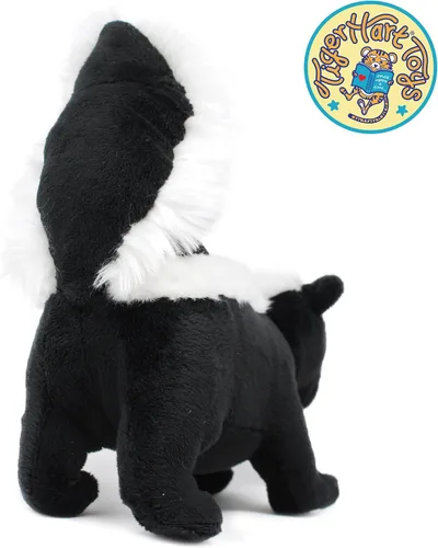 Miniatura 6 de TigerHart Seymour The Skunk - Peluche de 8 pulgadas de largo (medida de cola no incluida)