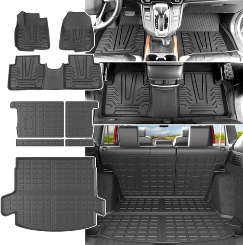 Miniatura 8 de Alfombrilla de maletero powoq Compatible con Honda CRV 2017-2022, alfombrilla de carga para todo clima, reemplazo para accesorios Honda CRV