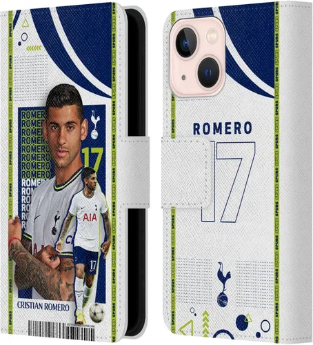 Miniatura 38 de Head Case Designs Officially Licensed Tottenham Hotspur F.C. Cristian Romero 2022/23 First Team Leather Wallet Case Compatible with Apple iPhone 11