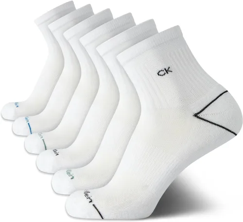 Miniatura 47 de Calvin Klein Calcetines deportivos acolchados de corte alto para hombre (paquete de 6)