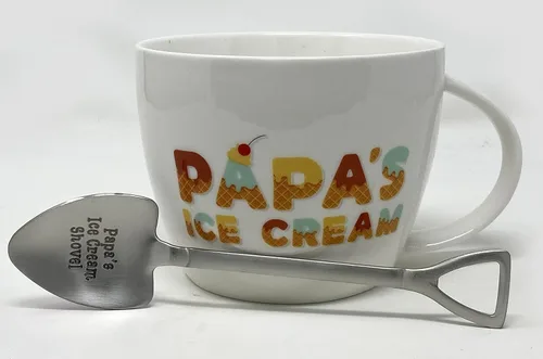Miniatura 3 de Cuenco y cuchara para helado de Papa, ideal para el día del padre, Navidad o regalo de cumpleaños