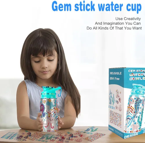 Miniatura 6 de Regalo de graduación para niños, decora tus propios kits de botellas de agua para niñas de 4 5 6 7 8 9 10 a 12 años de edad, regalos para niñas