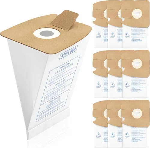 10 paquetes de bolsas para aspiradora estilo MM compatibles con las aspiradoras de recipiente Eureka Style MM Eureka Mighty Mite 3670 y 3680,