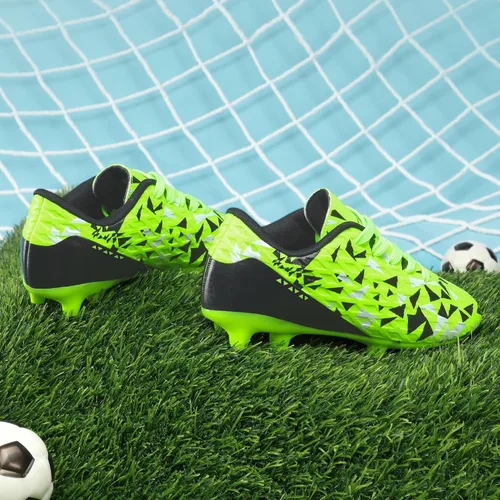 Miniatura 4 de DREAM PAIRS - Botas de fútbol para niños y niñas, para entrenamiento al aire libre y terreno firme para niños pequeños y grandes