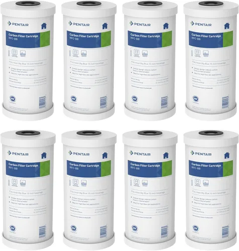 Miniatura 9 de Pentair Pentek RFC-20BB Filtro de Agua de Carbón Big Blue, 20 Pulgadas, Cartucho de Repuesto de Carbón de Flujo Radial de Servicio Pesado para Toda