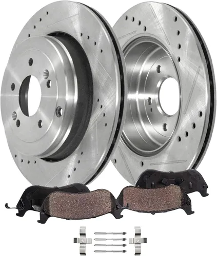 Miniatura 12 de Detroit Axle - Kit de freno delantero para Chevrolet Impala Monte Carlo Buick LeSabre Riviera Park Avenue Cadillac DeVille Olds Intrigue, Pinza