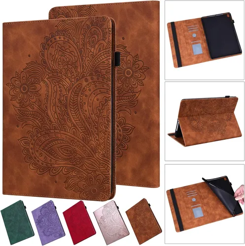 Miniatura 7 de ALILANG Funda para Samsung Galaxy Tab S10 Lite/S10 FE/S9 FE 10.9 pulgadas/Tab S9 11 pulgadas con lápiz capacitivo, múltiples ángulos de visión
