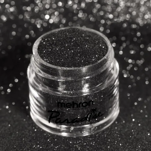 Miniatura 3 de Mehron Makeup Paradise Glitter FX Cosmético profesional para maquillaje y arte Brillantina suelta vibrante y brillante de 0.25 oz (7 g) (negro)