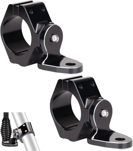 Miniatura 7 de Soporte de montaje UTV con rotación de 360° para bandera/luz de látigo LED, antena para barra antivuelco de 1.75 a 2 pulgadas, compatible con todos