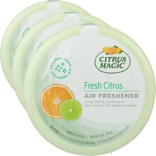 Miniatura 18 de Citrus Magic - Ambientador sólido que absorbe olores, lino puro, 8 onzas, paquete de 6