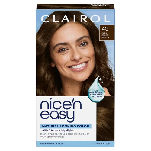 Miniatura 31 de Clairol Nice'n Easy Tinte Permanente para el Cabello, 6 Castaño Claro, Paquete de 3 6 marrón claro
