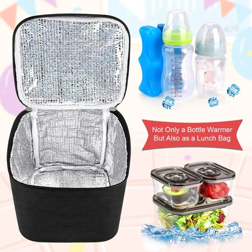 Miniatura 6 de Bolsa de refrigeración de leche materna Accmor con paquete de hielo, bolsas de enfriamiento para biberones, bolsas de enfriador de biberones
