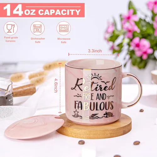 Miniatura 3 de Regalo de Jubilación para Mujer 2025 - Regalos de Jubilación para Mujeres, Despedida de Compañero de Trabajo, Despedida, Marcha, Regalos de Rosa