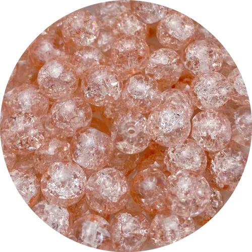 Miniatura 15 de 100 cuentas de cristal agrietado redondas de 0.315 pulgadas (0.315 in), cuentas espaciadoras para hacer joyas, collares, pulseras, aretes, Mezcla