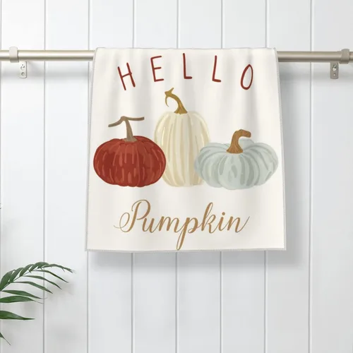 Miniatura 6 de Tapete de baño de Acción de Gracias, toalla de mano de calabaza, otoño, tapete de ducha de espuma viscoelástica, antideslizante, toalla