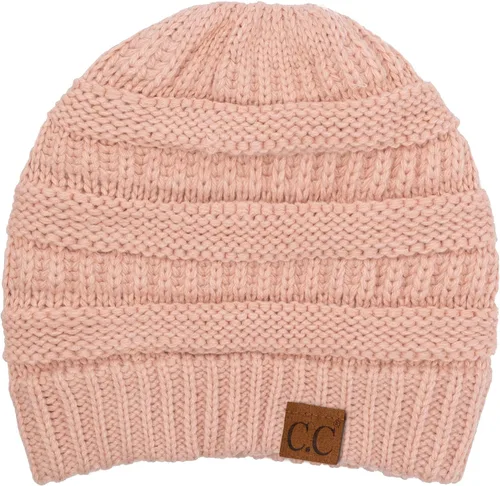 Miniatura 235 de C.C Trendy Warm Chunky Soft Stretch Cable Knit Beanie