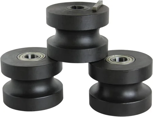 Miniatura 4 de KAKA INDUSTRIAL Rodillos de tubo de 1-1/2 '' (1.90 '' OD) para TR-60L, muere de rodillo de tubo redondo, compatible con rodillo de tubo TR-60L