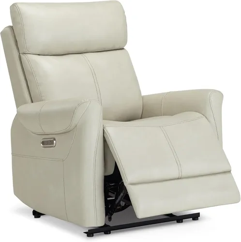 Miniatura 17 de KISLOT Silla reclinable de cuero para adultos, abrazador de pared, RV reclinable con puertos de carga USB, sofá reclinable de energía eléctrica