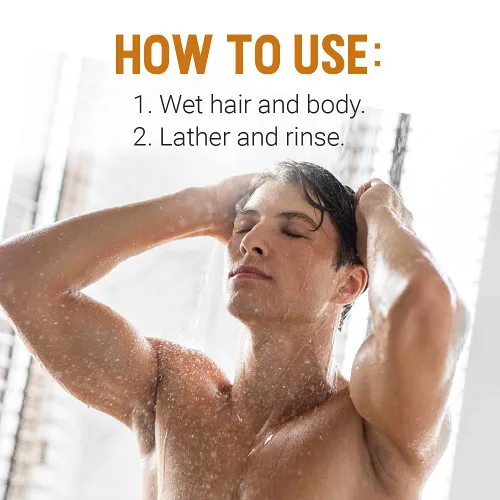 Miniatura 6 de Woody's Barra de champú 2 en 1 para hombre para cabello y cuerpo, fórmula rica y gruesa, acondiciona, nutre, hidrata, para todo tipo de piel, 8 onzas