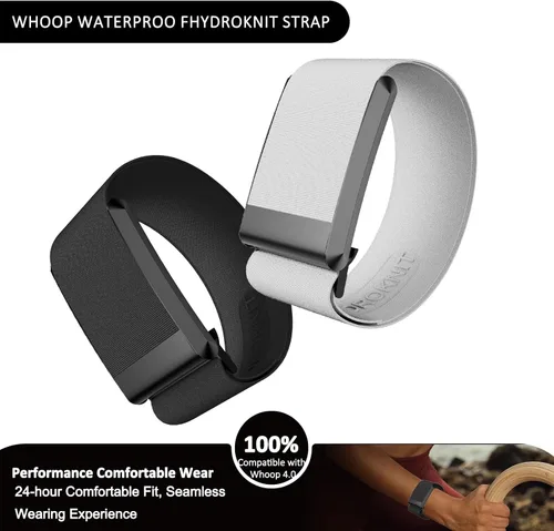 Miniatura 2 de HydroKnit - Muñequera de repuesto, cómoda e impermeable, para monitor de frecuencia cardíaca Whoop 4.0