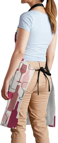 Miniatura 4 de Delantal ajustable impermeable para hombres y mujeres, chef, cocina, barbacoa, parrilla