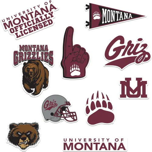 Miniatura 99 de Mississippi State University - Paquete variado de 10 calcomanías de vinilo grandes de lujo, para laptop, botella de agua, álbumes de recortes