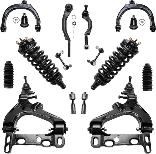 Miniatura 156 de Detroit Axle - Kit de suspensión frontal de 16 piezas para RWD Chrysler 300 Dodge Charger Challenger Magnum 6 brazos de control con rótulas 2