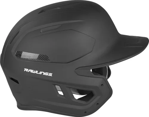 Miniatura 4 de Rawlings Casco de bateo de béisbol de carbono MACH Mate Varios tamaños Varios colores Negro mate