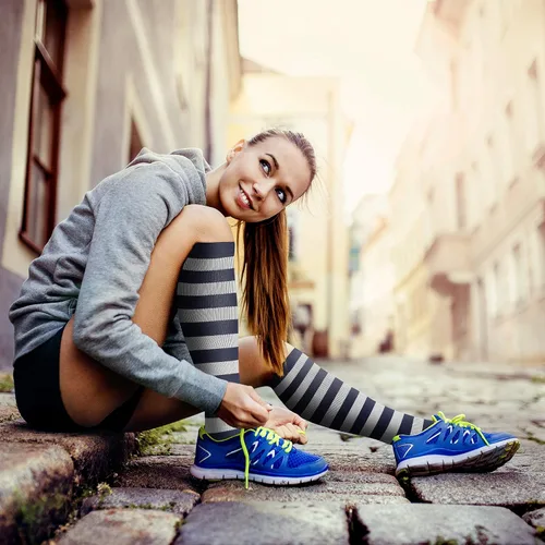 Miniatura 3 de Los calcetines de compresión de 15-20 mmHg son los mejores atléticos para hombres y mujeres, correr, vuelo, viajes, enfermeras embarazadas