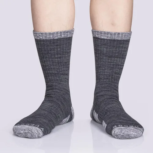 Miniatura 2 de YUEDGE 5 pares de calcetines de senderismo para hombre que absorben la humedad calcetines acolchados para botas de trabajo para talla 6-9 9-12 10-13