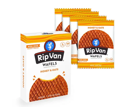 Miniatura 7 de RIP VAN WAFELS Galletas Wafel de miel y avena, 4.64 onzas