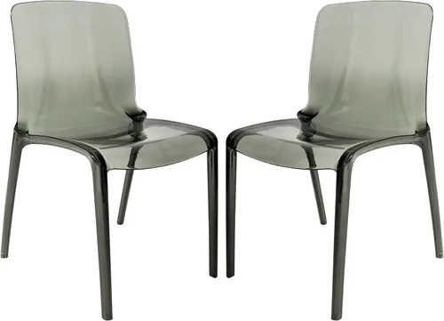 Miniatura 10 de LeisureMod Silla de comedor moderna de mediados de siglo, silla de acrílico para cocina, comedor y decoración contemporánea del hogar