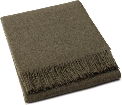Miniatura 18 de Superfine - Manta de lana de alpaca – Manta ligera de lana merino de alpaca para uso en interiores o exteriores Manta de lana de alpaca peruana