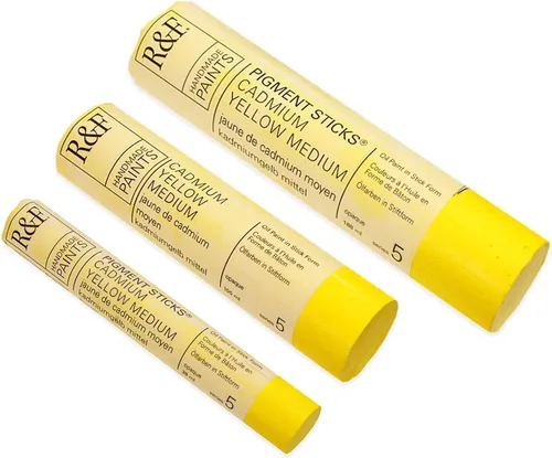 Miniatura 393 de Pinturas R&F Hechas a Mano - Palo de Pigmento al Óleo Profesional, Gris Neutro Medio, 188 ml