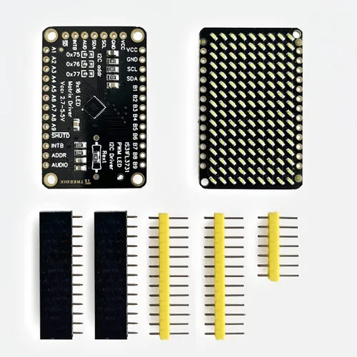 Miniatura 5 de Treedix PWM LED Matrix Driver IS31FL3731 y 9x16 Grid LEDs para Arduino DIY Kits (blanco)