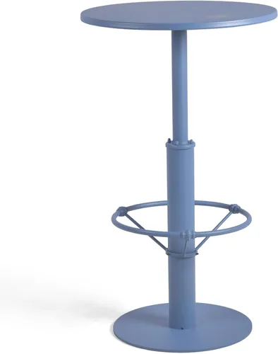 Mesa de pub alta minimalista de 41.3 pulgadas de alto, mesa de bar moderna para patio trasero, mesa de comedor retro en el hogar, cocina, soporte de