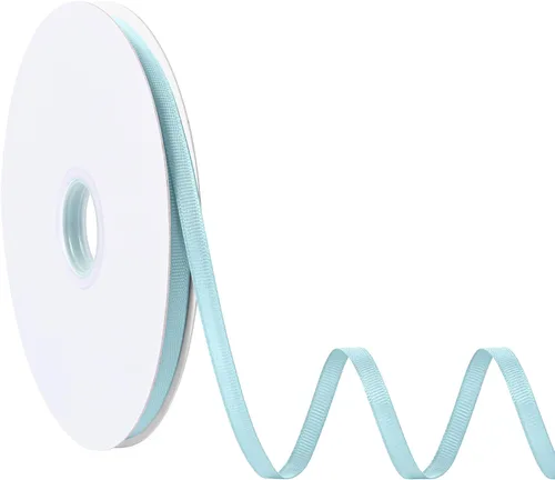 Miniatura 40 de Cinta blanca de grogrén de 1-1/2 pulgadas x 50 yardas para envolver regalos, muy adecuada para decoración de bodas, ramos, manualidades, costura