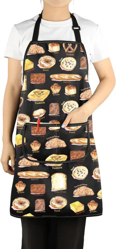 Miniatura 4 de VAMSII Regalo para amantes del pan, delantal de sopa con bolsillos, regalo de cocina de chef para hombres, novio, marido, padre