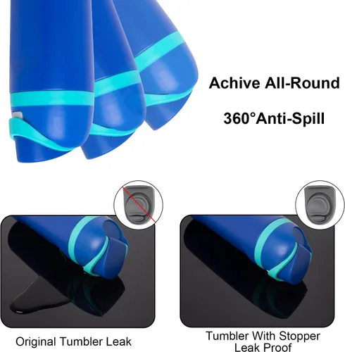 Miniatura 3 de 4 tapones de repuesto para Owala de 19/24/32/40 onzas, junta de tapa superior de botella compatible con Owala FreeSip junta de tapón de botella