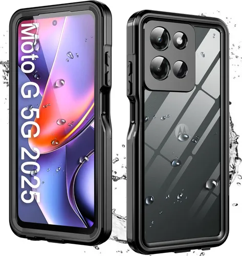 Miniatura 9 de Funda para Motorola Moto G 5G 2024 con protector de pantalla integrado, funda impermeable resistente de cuerpo completo sumergible a prueba de polvo