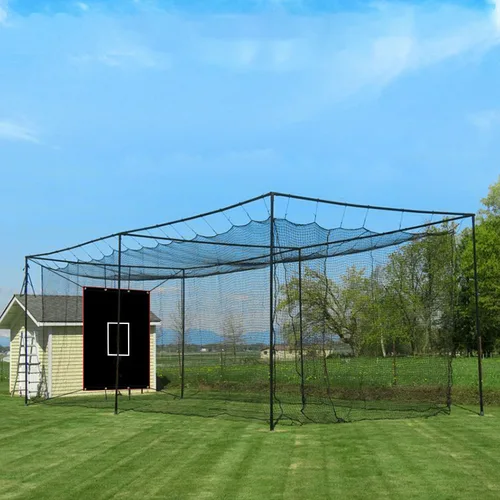 Miniatura 5 de Retén de Jaula de Bateo con Zona de Strike, Resistente Tejido Oxford PVC Vinilo para Béisbol, Reténes de Softbol para Lanzadores con Equipo