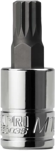 Miniatura 16 de Capri Tools 30037 14mm XZN Triple Square Bit Socket con transmisión de 1/2 pulgada