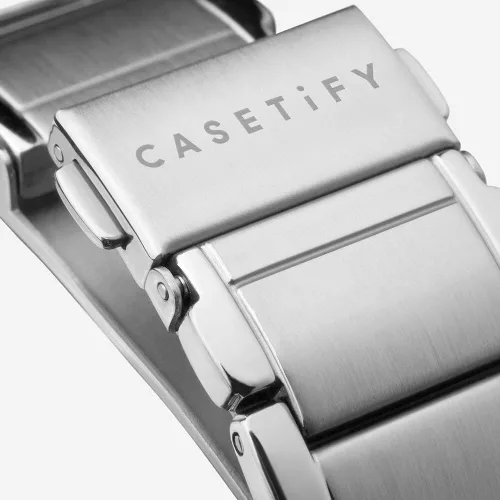 Miniatura 4 de CASETiFY Correa de reloj de eslabones [acero inoxidable de alta calidad] compatible con Apple Watch Series 1-9, SE, Ultra - 1.496 in/1.575 in/1.614