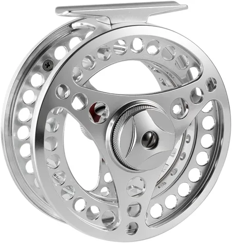 Miniatura 2 de 3/4 5/6 7/8 9/10WT Carrete de pesca con mosca con combinación de líneas, 3, 5, 8 WT Líder de respaldo de línea de mosca mecanizado CNC