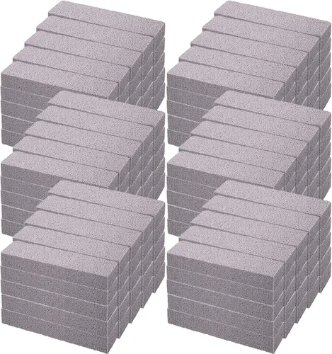Miniatura 15 de Chinco Paquete de 2 barras de piedra pómez para engañar, piedra pómez para quitar la suciedad sin dejar arañazos para cocina, horno, estufa, hogar